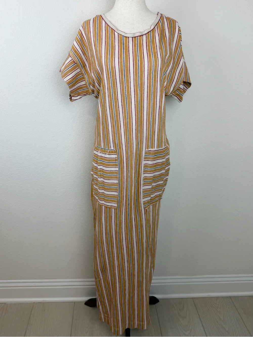 Free People Beach Endless Summer Marguerite Tee Maxi Dress Sand Combo Size Small